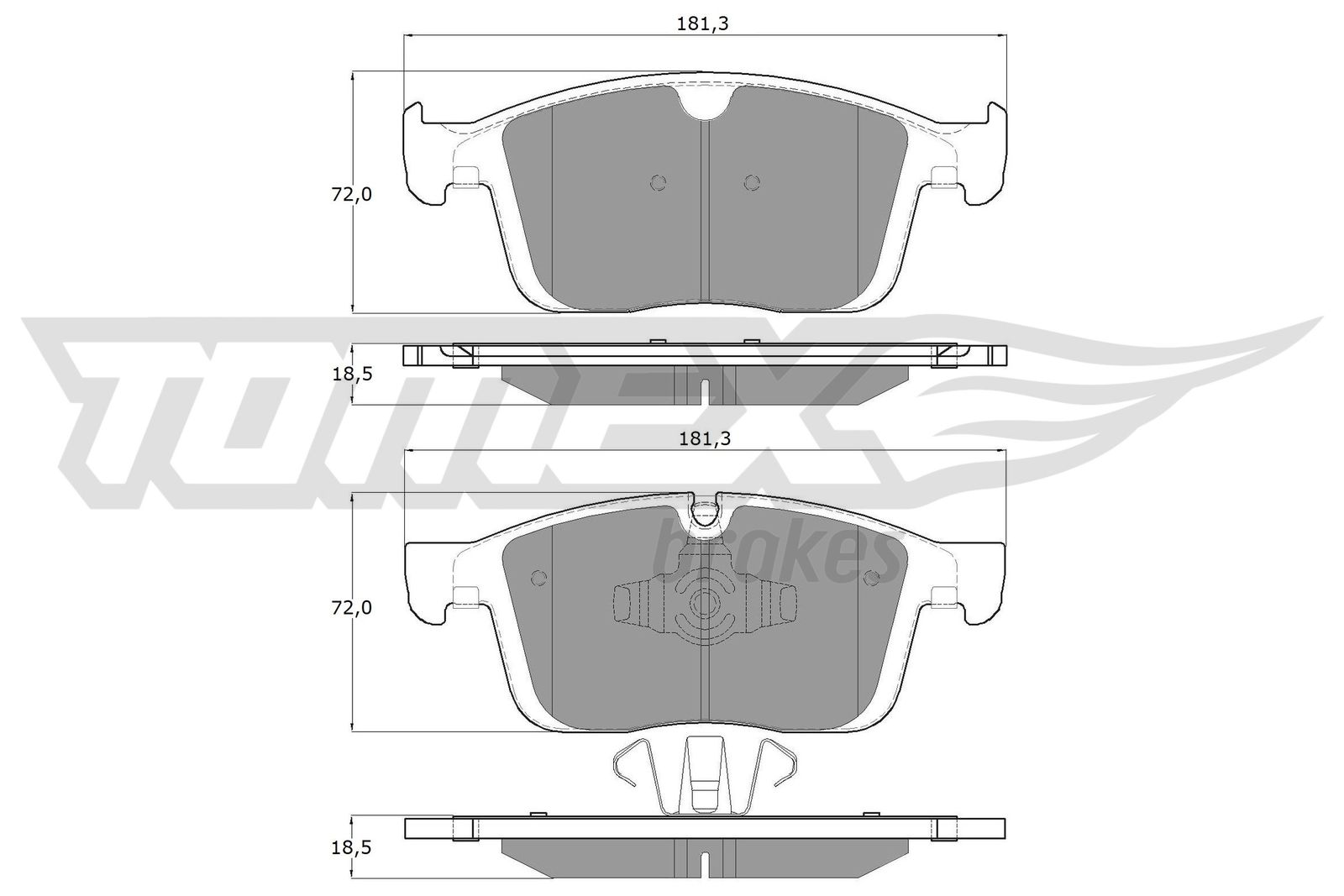 TOMEX Brakes TX 18-85 Sada...